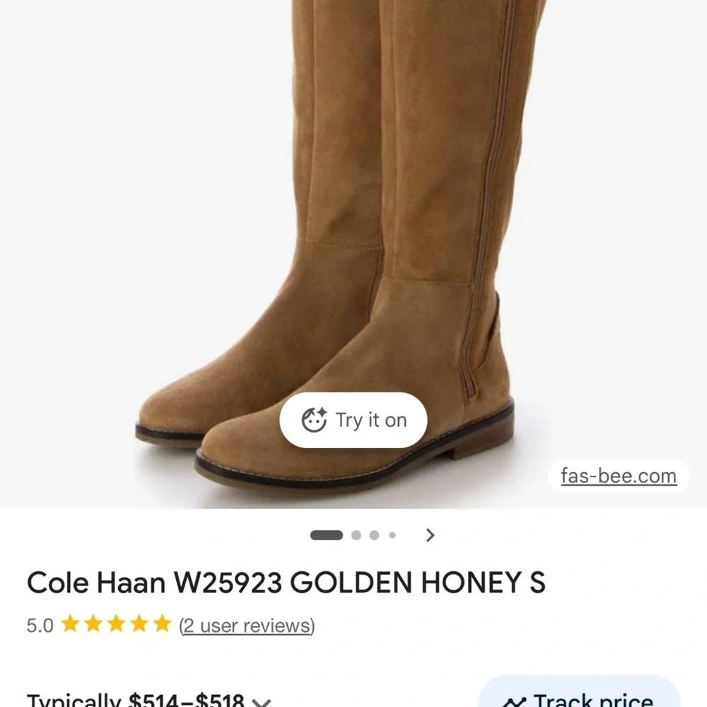 Cole Haan Women's Brown Over the Knee Boots